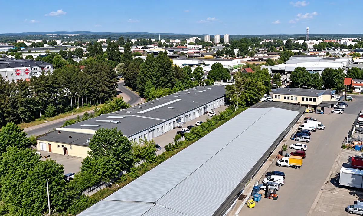 Panorama okolicy oddziału b.center w Pile