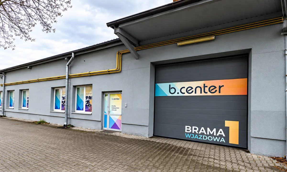 Siedziba b.center przy ulicy Kossaka 117 w Pile
